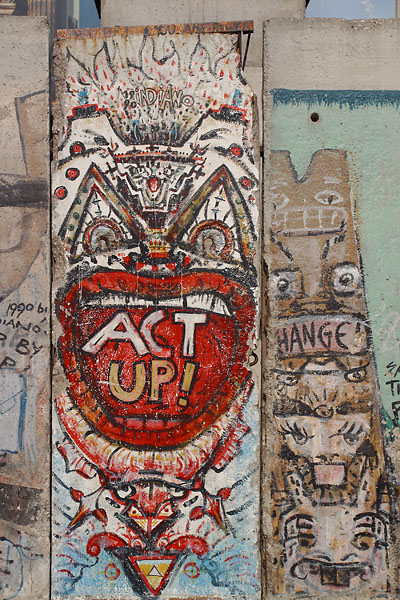 The Berlin Wall symbolizes cultural divides